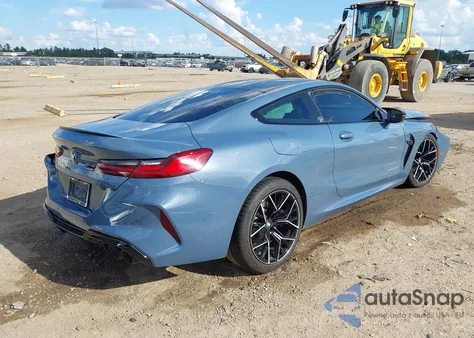 2022 BMW M8 Competition from USA, damaged, VIN WBSAE0C00NCH58908